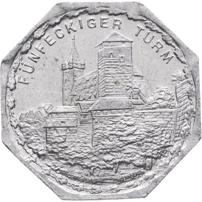 купить Германия, Нюрнберг (нотгельды) 20 пфеннигов 1919 "Пятиугольная башня"