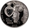 Купить США 50 центов (1/2 доллара, half dollar) S 2022 "Национальный зал почёта "Пурпурного сердца", знак монетного двора: "S" - Сан-Франциско