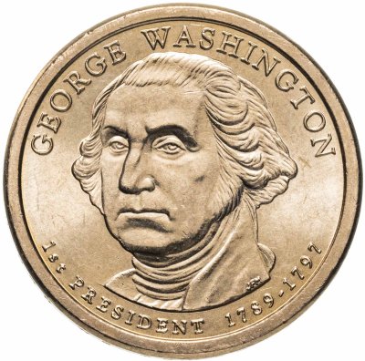 купить США 1 доллар (dollar) 2007 P "1-й президент США - Джордж Вашингтон"
