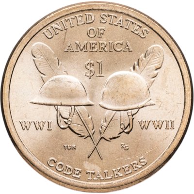 купить США 1 доллар (dollar) 2016 P "Коренные Американцы - Индейцы-радисты"