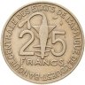 Купить Западная Африка (BCEAO) 25 франков (francs) 1989