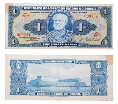 купить Бразилия 1 крузейро 1944