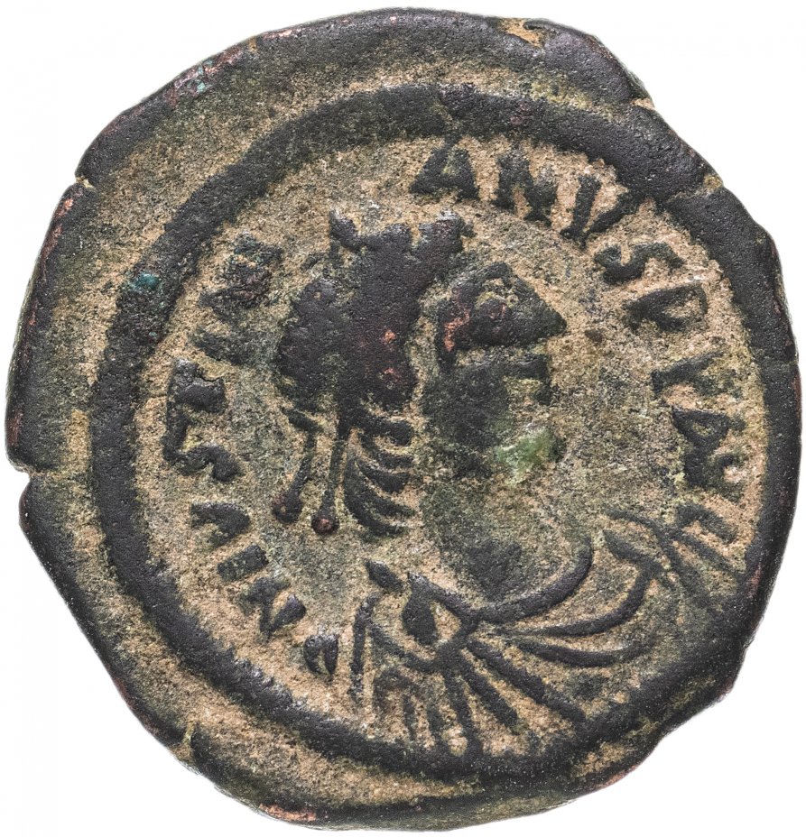 купить Византийская империя, Юстиниан I, 527-565 годы, пентануммий. (5 нуммиев)