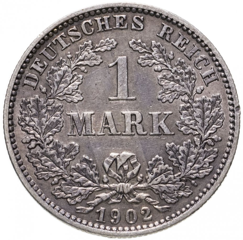 купить Германия 1 марка 1902 E знак монетного двора: "E" - Мульденхюттен