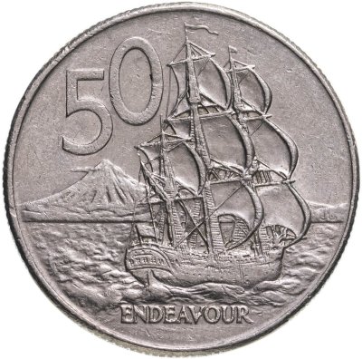 купить Новая Зеландия 50 центов (cents) 1967-1985, случайный год