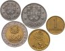 Купить Португалия набор из 5 монет 1, 2,5 , 5, 100 эскудо 1977-1999