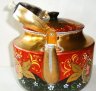 Купить Чайник электрический расписной, пищевой алюминий, пластмасса, Россия, 1993 г.