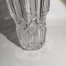 Купить Ваза для цветов "Эхо", автор А.М. Остроумов, хрусталь, алмазная грань, Ленинградский завод художественного стекла (ЛЗХС), СССР, 1970-1980 гг.