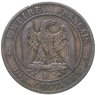 Купить Франция 10 сантимов (centimes) 1854