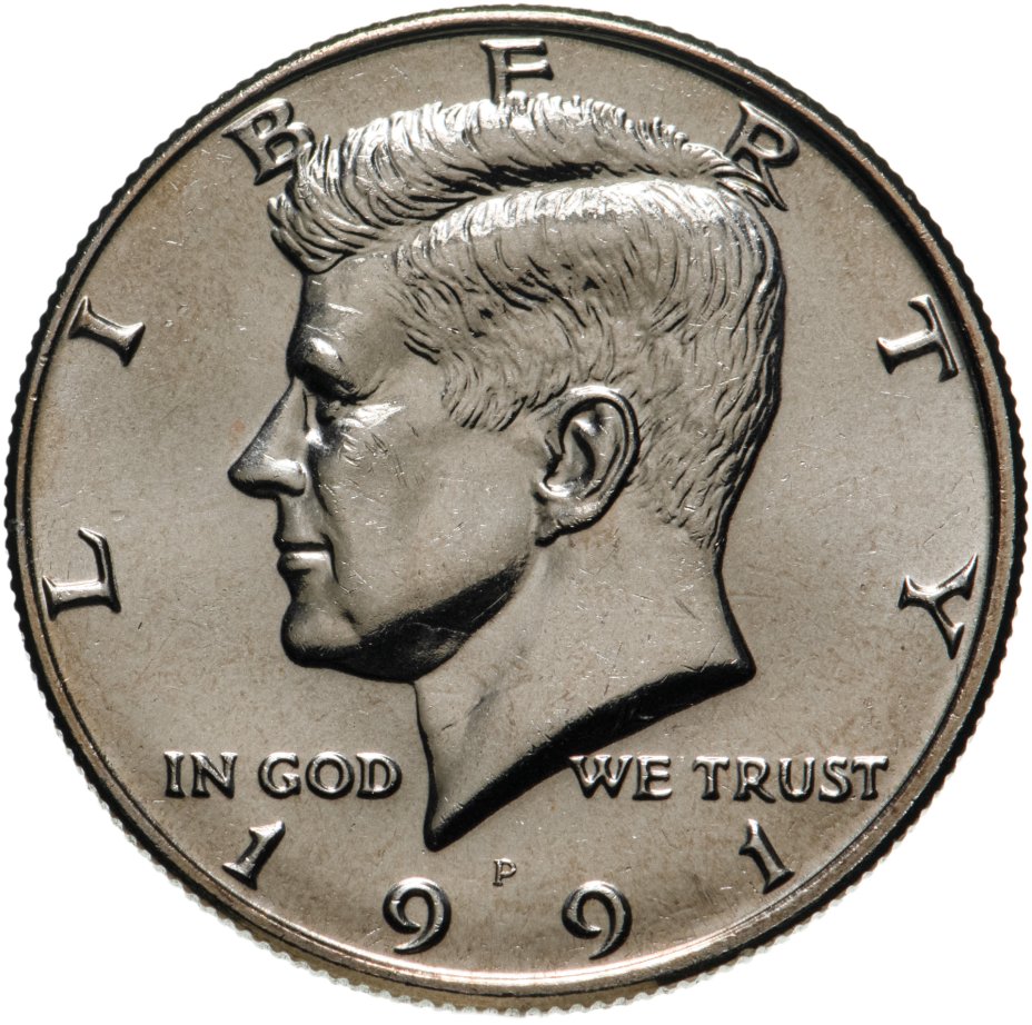 купить США 50 центов (half dollar) 1991 P "Kennedy Half Dollar" (наборная)