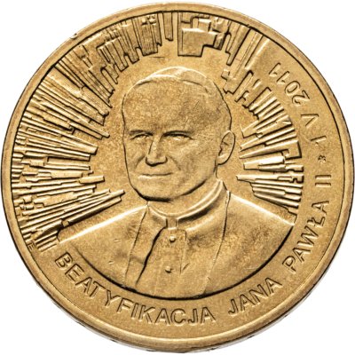 купить Польша 2 злотых 2011 "Беатификация Иоанна Павла II — 1 мая 2011"