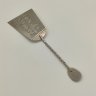 Купить Лопатка сервировочная с прорезным декором, сталь, эмаль, СССР, 1970-1990 гг.