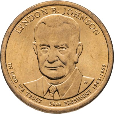 купить США 1 доллар (dollar) 2015 D Линдон Бэйнс Джонсон (36-й президент США)