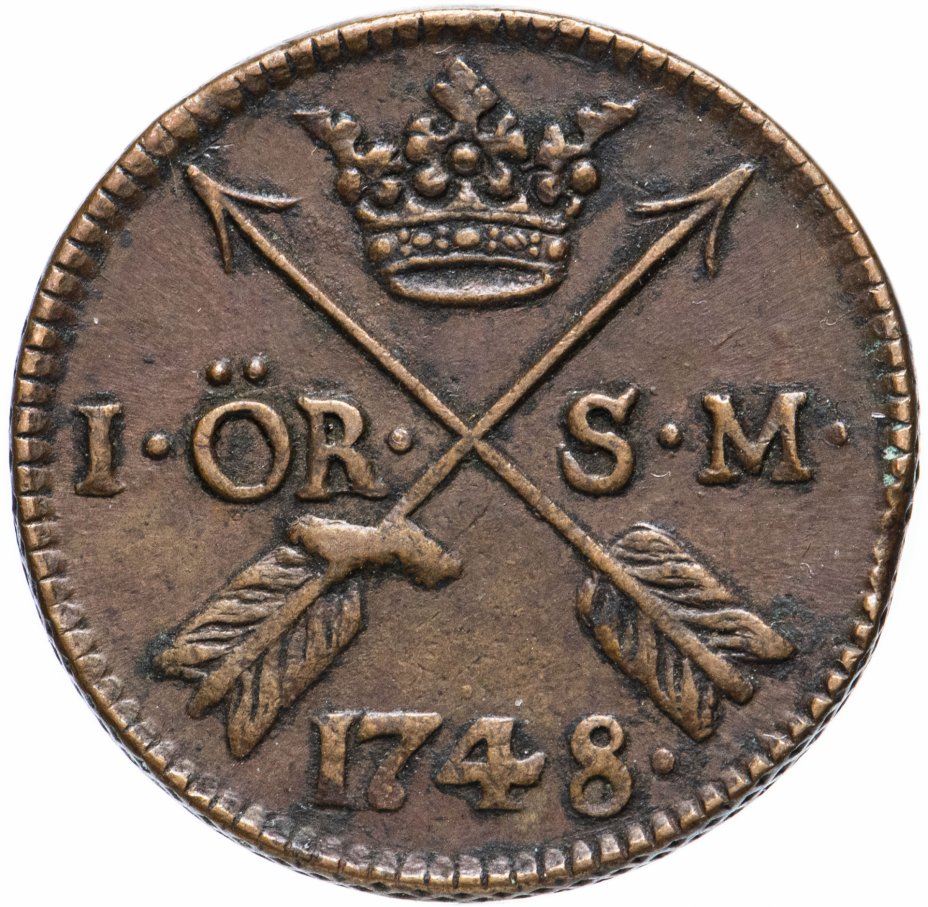 купить Швеция 1 эре 1748