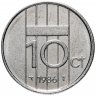 Купить Нидерланды 10 центов 1982-2001