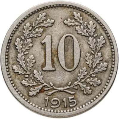 купить Австрия 10 геллеров 1915