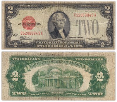 купить США 2 доллара 1928 series 1928D (Pick 378)