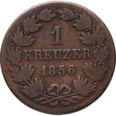 купить Германия, Баден 1 крейцер 1856