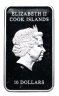 Купить Острова Кука 10 долларов 2017 "Статуя свободы" в футляре с сертификатом