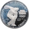 Купить США 1 доллар (dollar) 1983 S Proof "XXIII летние Олимпийские Игры - Дискобол"