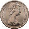 Купить Остров Мэн 1 крона 1970 "Кошка Мэнкс"