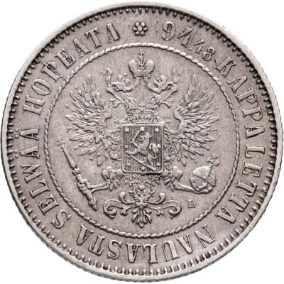 купить 1 марка 1890 L Российская Финляндия