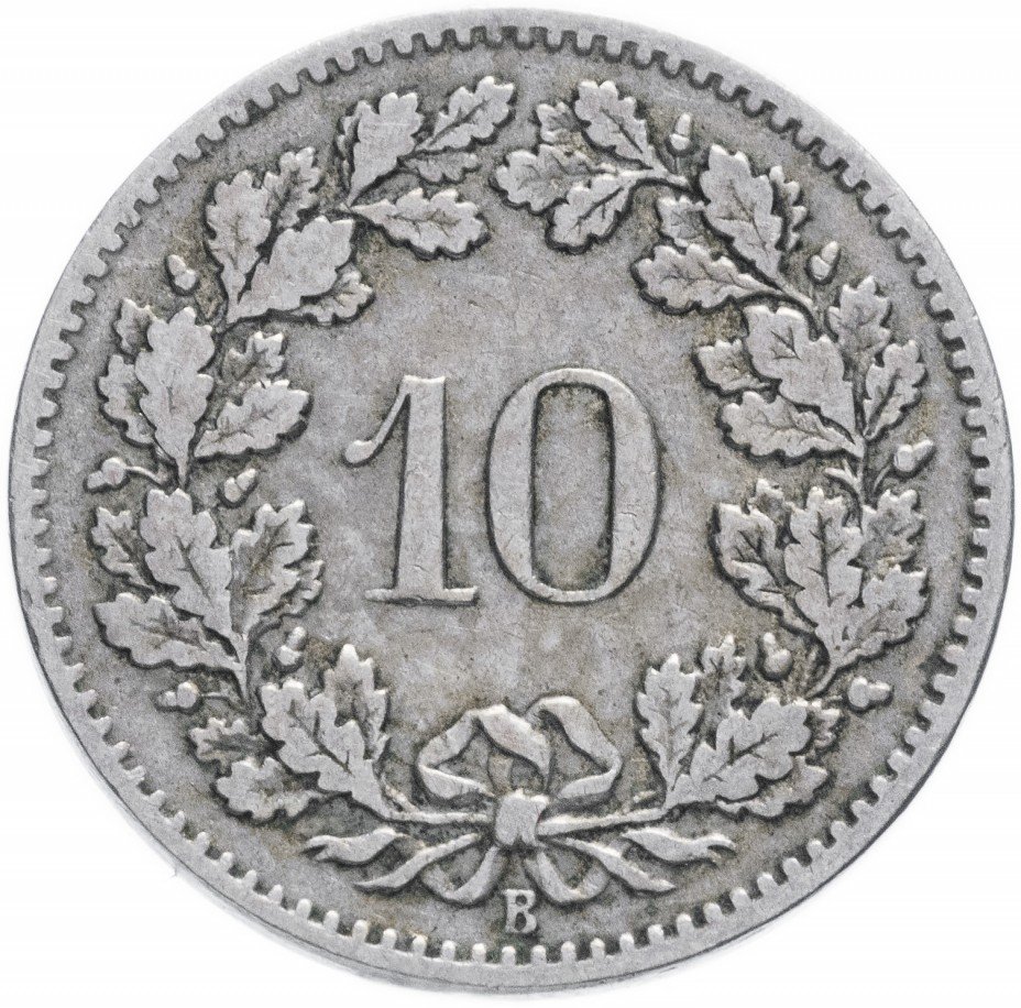 купить Швейцария 10 раппенов 1900