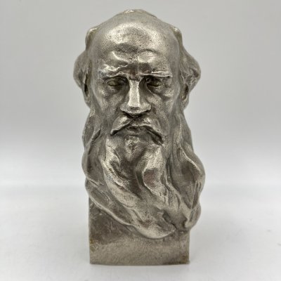 купить Бюст "Л.Н. Толстой", силумин, СССР, 1960-1970 гг.