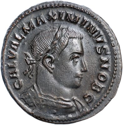 купить Римская империя. Максимин II Даза [как цезарь] [305-308] Фоллис. биллон. 307 Трир