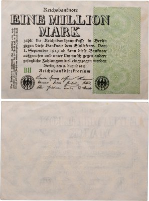 купить Германия 1000000 марок 1923