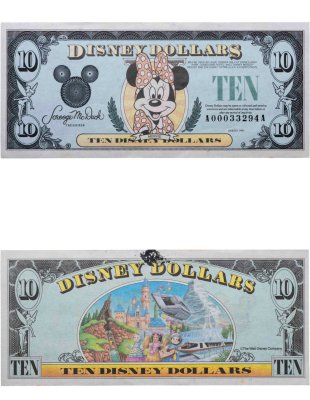купить США 10 Дисней долларов 1994 серия АА