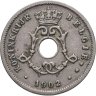 Купить Бельгия 5 сантимов (centimes) 1902 Надпись на голландском - 'BELGIË'