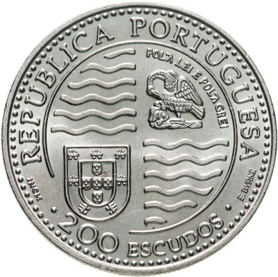 купить Португалия 200 эскудо (escudos) 1995 "500 лет со дня смерти Жуана II"