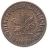 Купить Германия (ФРГ) 1 пфенниг (pfennig) 1950 "Случайный монетный двор"