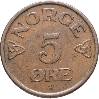 купить Норвегия 5 эре (ore) 1957