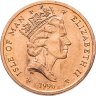 Купить Остров Мэн 2 пенса (pence) 1996