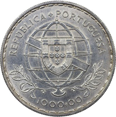 купить Португалия 1000 эскудо 1980 [KM#611] "Луис де Камоэнс. 400 лет со дня смерти"