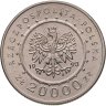 Купить Польша 20000 злотых (zlotych) 1993  Замок в Ланкусе