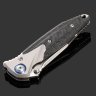 Купить Складной нож Microtech Socom Bravo MINI S/E (260M-7CFTI), сталь M390, рукоять Titanium/CF