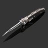 Купить Складной нож Microtech Socom Bravo MINI S/E (260M-7CFTI), сталь M390, рукоять Titanium/CF