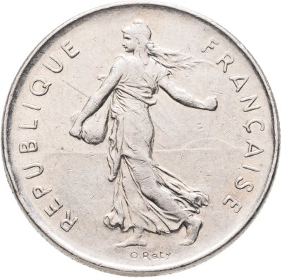 купить Франция 5 франков (francs) 1973