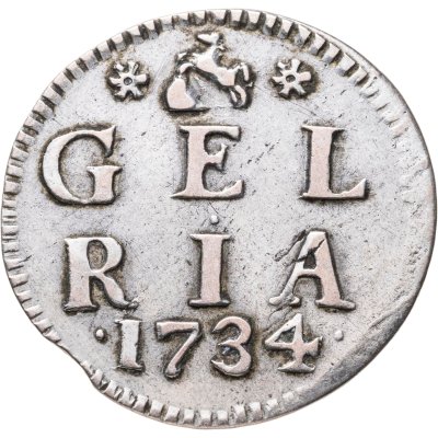 купить Голландская республика, Гелдерланд 2 стювера 1734