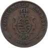Купить Саксония 5 пфеннигов 1869