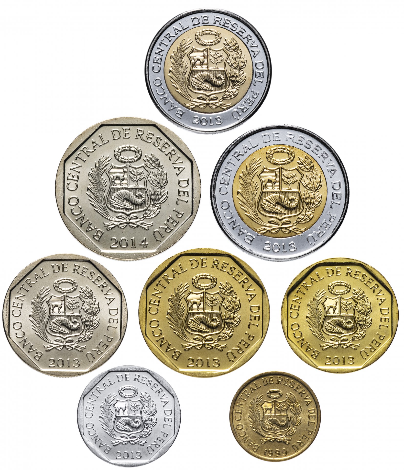 Купить монеты официально. Монеты. Перуанские монеты. Наборы монет. Монеты Перу.