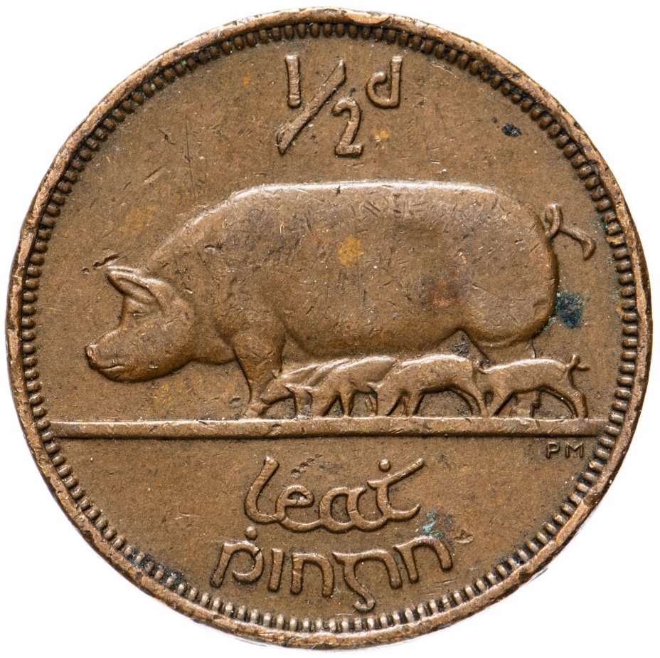 купить Ирландия 1/2 пенни (penny) 1939-1967, случайная дата