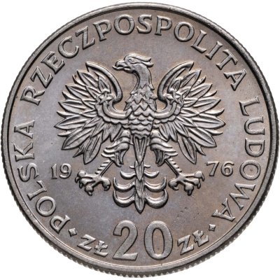 купить Польша 20 злотых (zlotych) 1976 "Марсель Новотко"