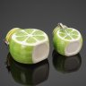 Купить Пара ёмкостей для сыпучих продуктов/банок для чай "Лайм", фаянс, роспись, сплав металлов, Западная Европа, 2000-2010 гг.