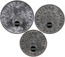 Купить Германия набор 1,5,10 рейхспфеннигов 1942, двор "А"