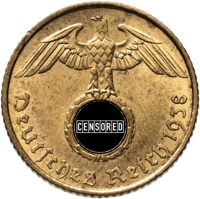 купить Германия, Третий рейх 5 рейхспфеннигов (reichspfennig) 1938, знак монетного двора "А" - Берлин