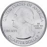 Купить США 1/4 доллара 2017 D "Прекрасная Америка - Национальный монумент острова Эллис (39-й парк)"